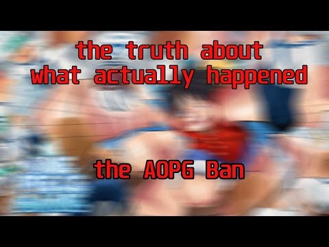The AOPG ban drama (what actually happened)