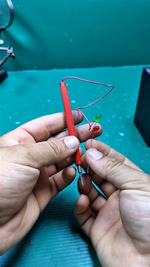 TwO LEDs and one resistance then know every Negative positive siDe wires! | 𝗣𝗿𝗼 𝗗𝗜𝗬𝗘𝗥