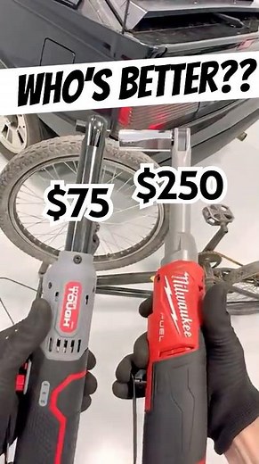 Walmart $75 Hyper Tough Ratchet vs $250 Milwaukee M12 - Who Wins? #tools #toolreview