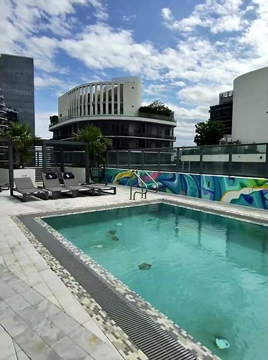 Views from the 50th Floor of High Rise Building in Brickell Miami