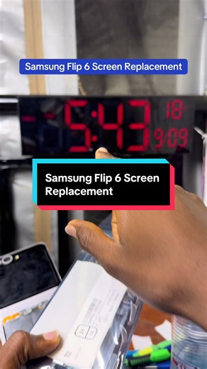 Flip 6 screen replacement - Samsung Flip 6 screen replacement guide