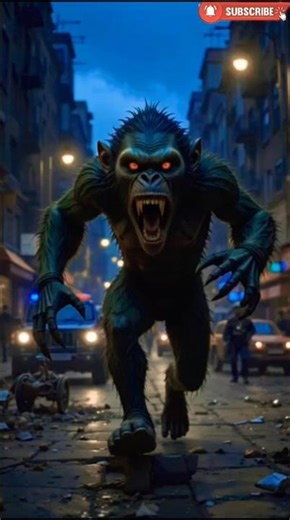 "Don’t Watch This Alone – Horror Monkey Appears 😰🙈"