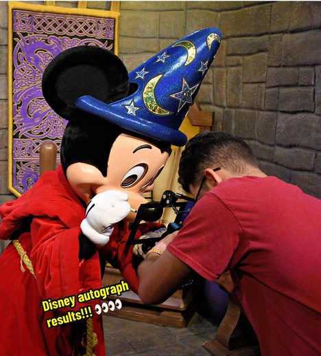 Disney Characters Autograph Signing Experience