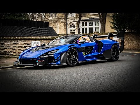 McLaren Senna GTR driving on the Road in London!!