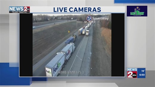 Multi-vehicle crash on I-40 in Dickson County