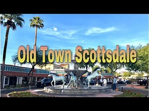 [4K] 🇺🇸 OLD TOWN SCOTTSDALE | Downtown Scottsdale | Arizona
