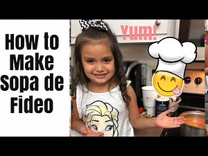 How to make Sopa de Fideo (Mexican noodle soup)