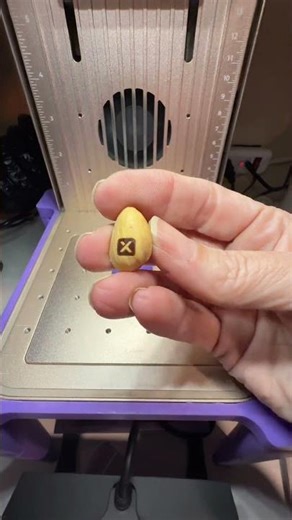 Laser Lab 25 Engraving a pistachio, ￼and the Shell