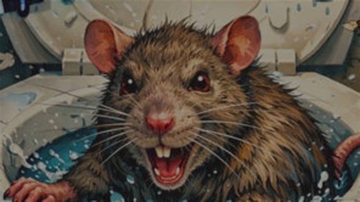 Beware of rats in toilets in Seattle?