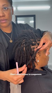 76K views · 2.4K reactions | If it’s bothering you get it crocheted. With consistent maintenance your hair can lock over time without requiring the crochet hook. But for some the frizz and loose hair is just too much. And it can also affect the distribution of the weight of the loc. (varies from person to person) And why it always seems to be in the hairline?? 樂樂 @mendedlocs for more loc tips  | Mended Locs by Shabbs | Facebook