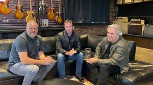 Doyle receives his "Thumbpicker of the Year" award from the National Thumbpickers Hall of Fame (ntphf.com), presented to him at Songbirds Guitar Museum in Chattanooga, TN. | Doyle Dykes