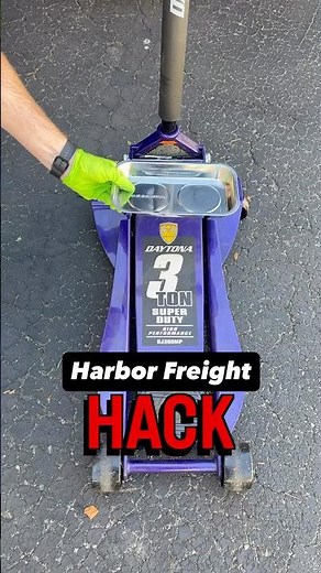 Here’s a quick Harbor Freight hack to keep your lug nuts safe and organized while removing wheels.