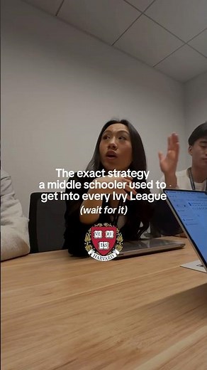 The exact strategy a middle schooler used to get into every Ivy League