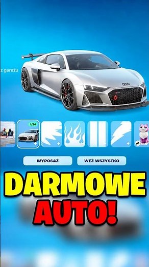 DARMOWE AUTO DLA KAŻDEGO w FORTNITE! #shorts