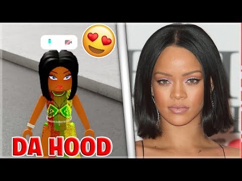 RIHANNA SINGS IN DA HOOD!😍 (ROBLOX)