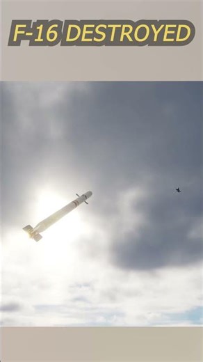 He Never Saw the Missile… F-16 Down 💥 | DCS World