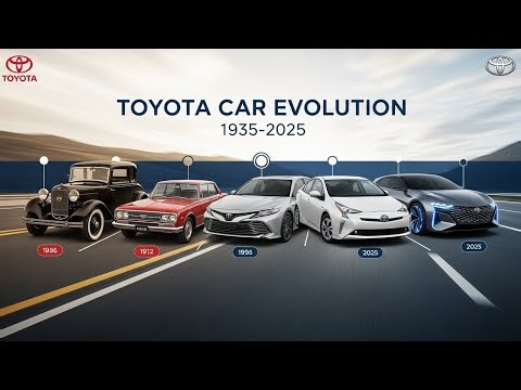 Toyota Car Evolution 1935–2025 🚗 | Toyota Transformation Over 90 Years | VelozDrive#velozdrive