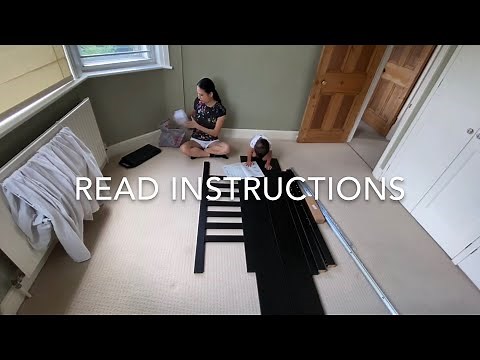 The best IKEA Hemnes bed & Lonset bed base assembly instructions