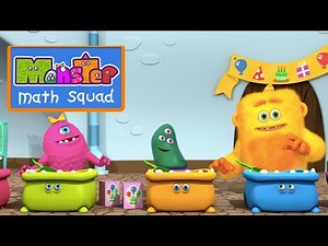 Monster Math Squad | FULL EPISODE | Cooking Course | Learning Numbers Series