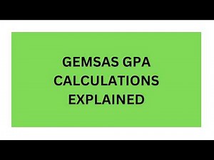 Your GEMSAS GPA: How to Calculate It, What's Competitive, and Your Options If It Falls Short