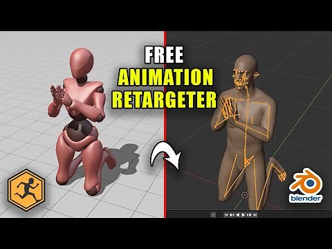 Blender BVH/FBX Retargeter: Mixamo x Mocap Animation Made Easy
