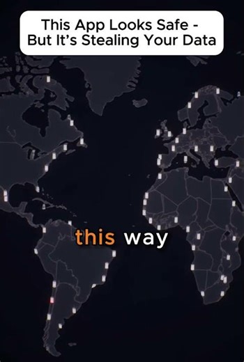 This App Looks Safe - But It’s Stealing Your Data #securephone #viralshorts