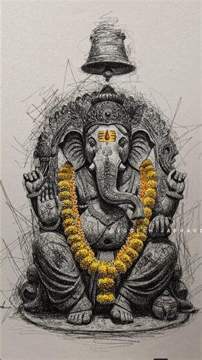 The Divine Grace: My Indian God Art Collection 🙏✍️#artwork #art #artshorts #shorts #drawing