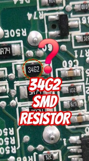 SMD Code 34G2 Explained in Seconds | 34.2 Giga Ohm Resistor