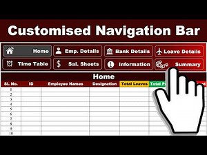 Make Your Custom Sidebar in Excel