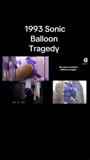 Maceys day parade #sonic #maceysdayparade #thanksgiving #fyp #float #parade #paradefloats #pop #rip #sonicthehedgehog #1993