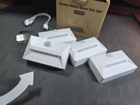 Why I Chose These Motion Activated Stairway Lights that are USB C Rechargeable