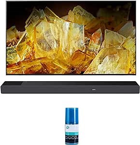 Sony XR65X90L 65 inch 4K BRAVIA XR Full Array LED Smart Google TV with a HT-A7000 7.1.2 Channel Dolby Atmos BRAVIA Soundbar and HDTV Screen Cleaner Kit (2023)(USED)