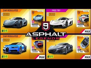 Asphalt Legends - Multiplayer 4 FASTEST CARS - Fully Upgraded!