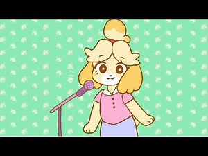 Isabelle singing but it’s animated (flipaclip)