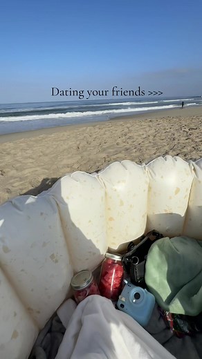 Fun Beach Day Idea: Inflatable Pool at the Beach