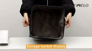 Amazon.com: DULLEMELO Cube Collapsible Storage Bins, 12 inch Fabric Storage Cubes Bins Canvas Organization Baskets, Linen Closet Organizers Boxes for Home Organization and Storage (4 Pack - 12" Black&Grey) : Home & Kitchen