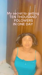 1.8K views · 29 reactions | My secret to getting ten thousand followers in one day | Uju Esther TV | Facebook