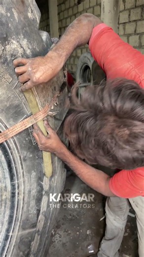 Heavy-Duty Tire Vulcanization ♻️🛞