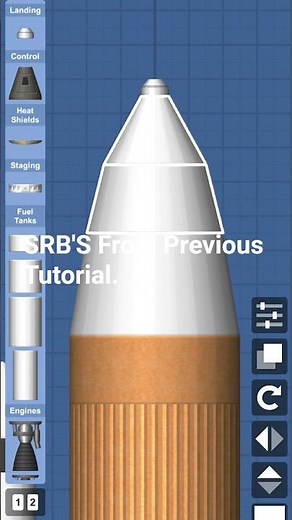 How To Build A Simple Space Shuttle/The Main Launch Stage!