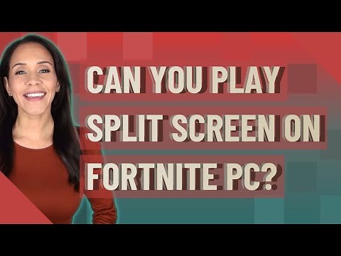 Can you play split screen on fortnite PC?