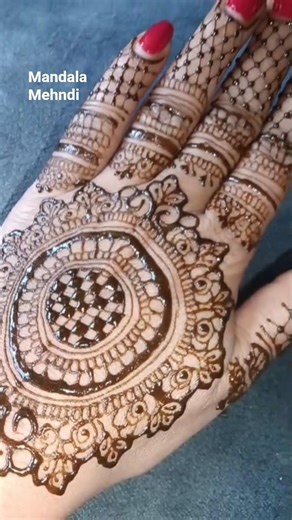 Beautiful Mandala mehndi design #mehndi #henna #eid #ramzan