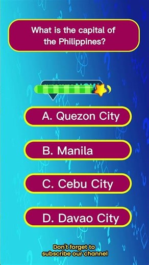 Do You Know Philippines Capital #trivia #challenge