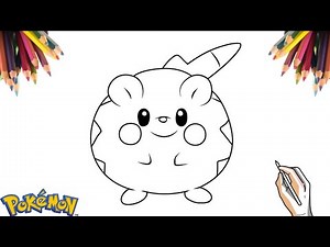 COMO DESENHAR O POKÉMON TOGEDEMARU | HOW TO DRAW POKÉMON TOGEDEMARU