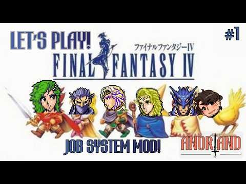 What If Cecil Wanted A Spear? | Anoriand Let's Plays | FF4 Job System Mod #1
