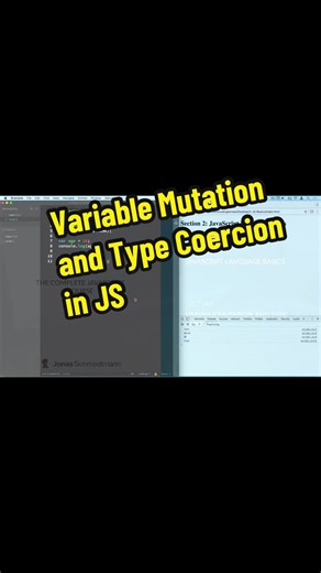 Variable Mutation and Type Coercion in JS 💻#technology #codinglife #coding #coding #codegeass #code