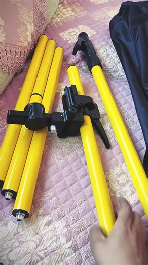 Adjustable Telescoping Pole for Laser Leveling