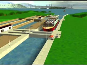 The new Panama Canal - animation
