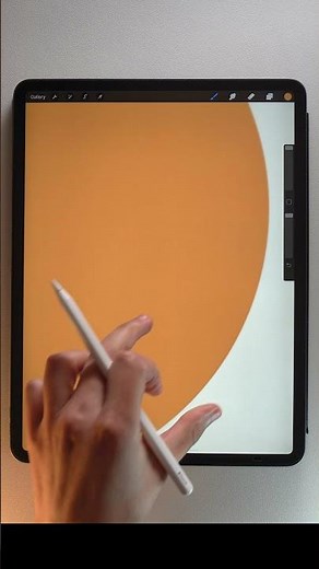 How to fill a circle on Procreate. Procreate tips #shorts.