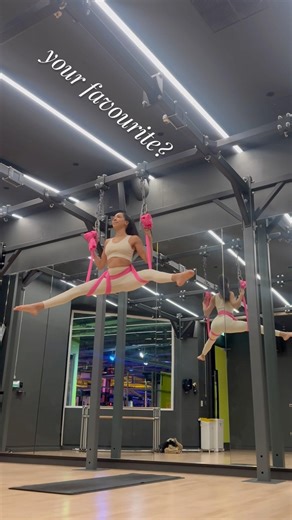 Aerial Yoga Leg Stretches || Warm Up Routine