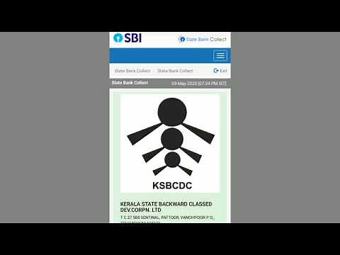 KSBCDC loan repayment through State Bank Collect using BHIM UPI